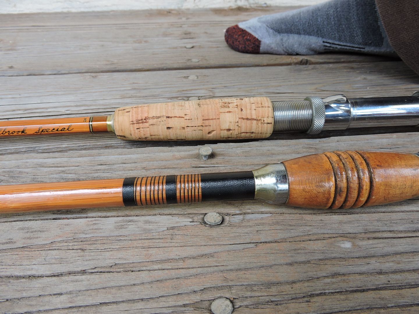 Retro Carbon Fiber 2 Bamboo Rods 9' Holbrook Special Steelhead and